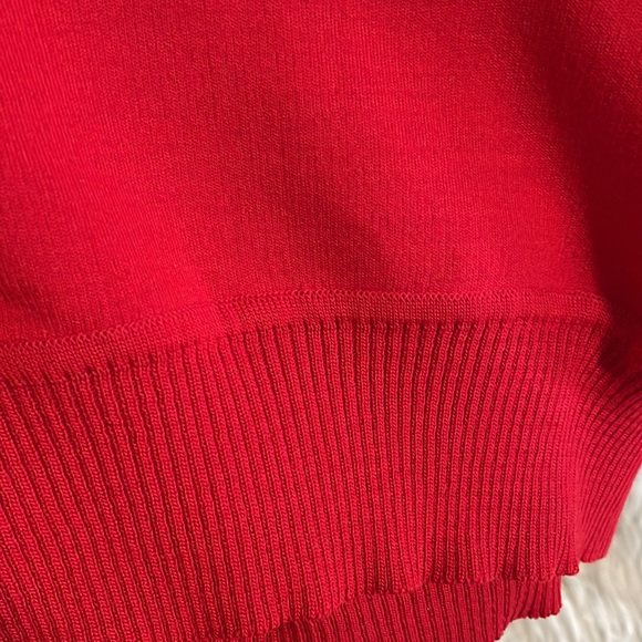 Vtg St. Croix Sweater Vest Mens red V Neck Casual Golf Made In USA - Picture 6 of 6